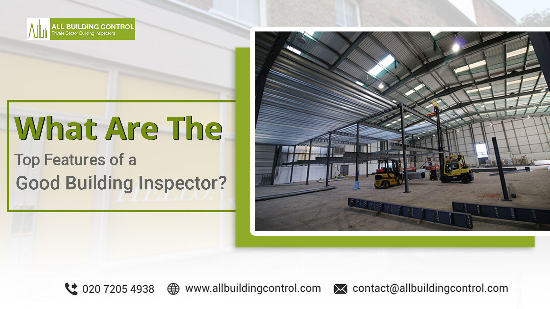 What Are the Top Features of a Good Building Inspector?